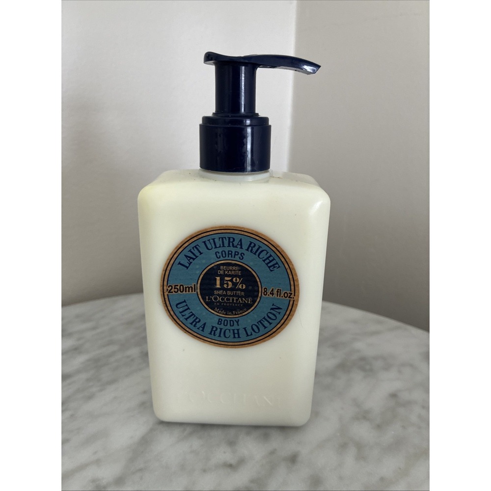L'Occitane Shea Body Rich Lotion 8.4 oz Pump Bottle NEW